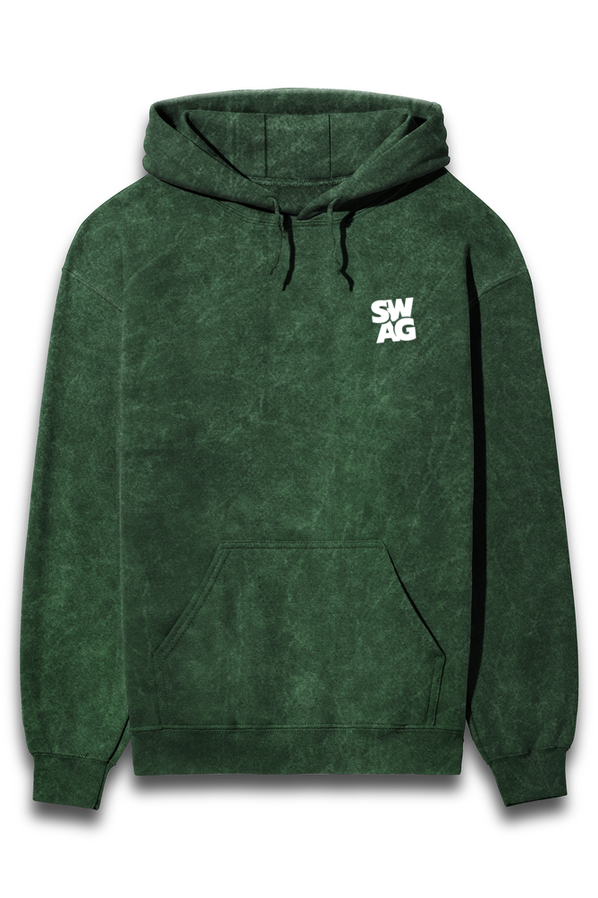 SWAG Acid Wash Hooded SweatShirt