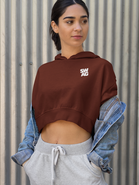 Swag Luxe Crop Hoodie