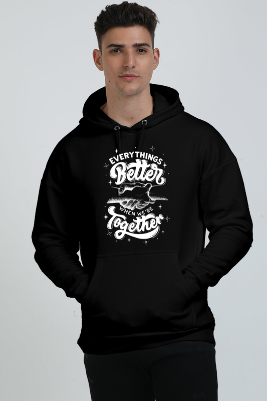 SWAG Unisex Oversized Hooded Sweatshirt White Base