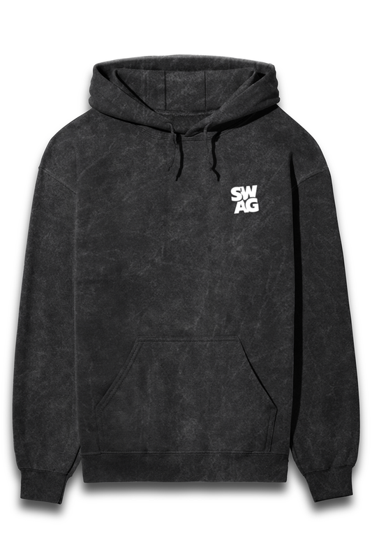 SWAG Acid Wash Hooded SweatShirt
