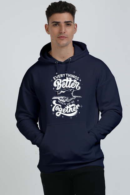 SWAG Unisex Oversized Hooded Sweatshirt White Base