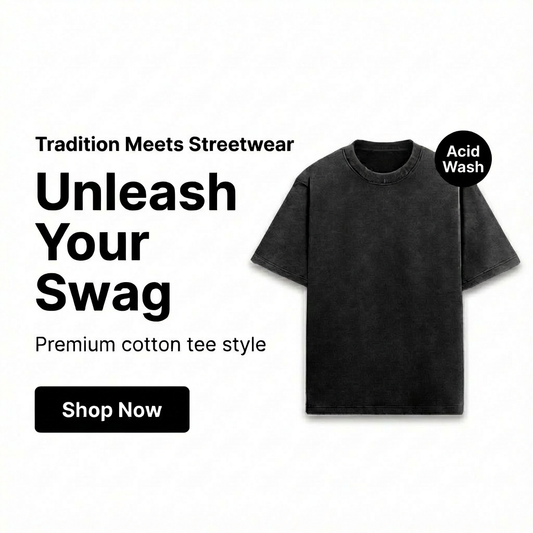 Acid Wash Oversized Classic T-shirt - Unisex