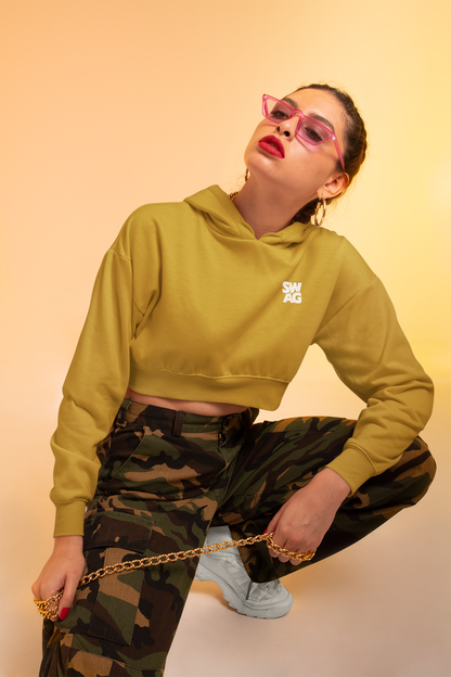 Swag Luxe Crop Hoodie