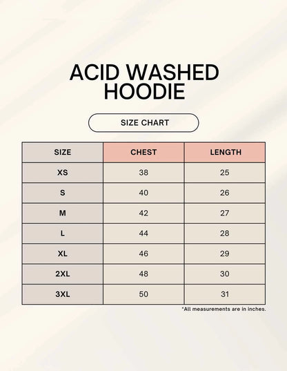SWAG Acid Wash Hooded SweatShirt