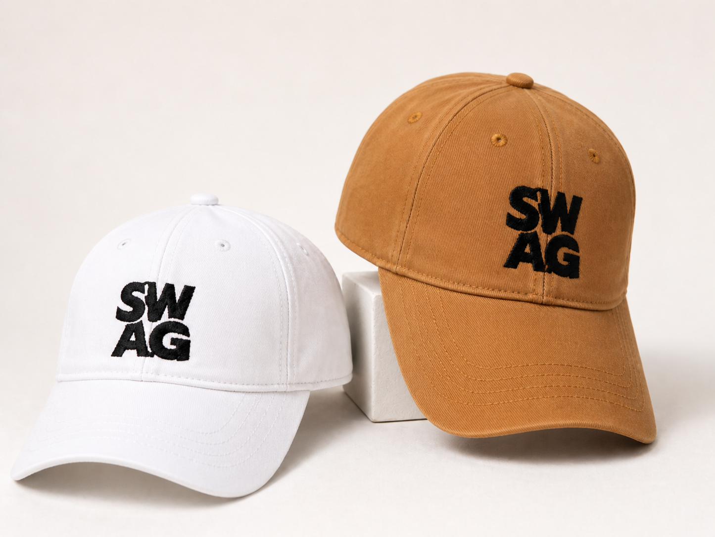 SWAG - Khaki Baseball Cap - Sanskari Swag