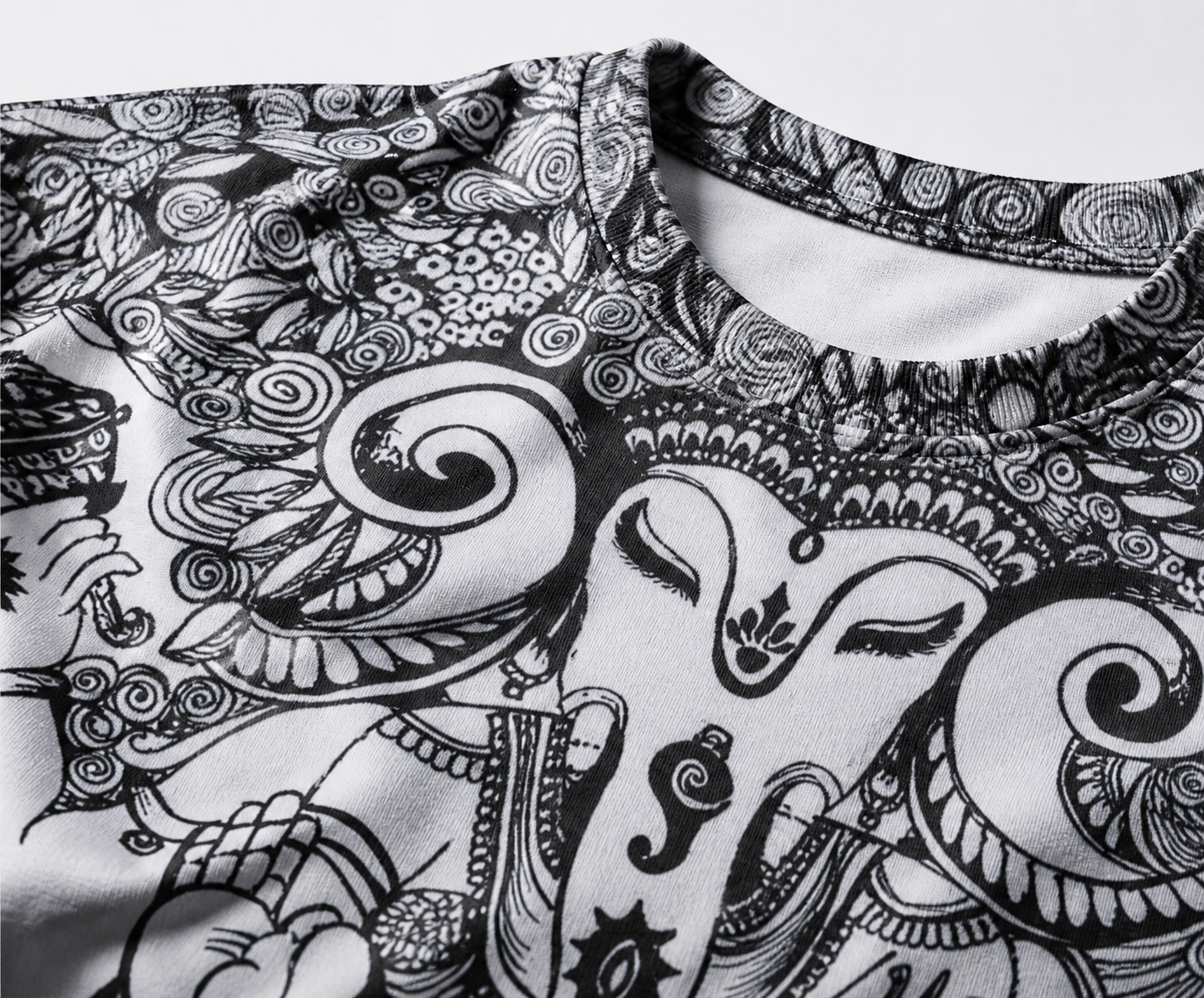 Anandha Bappa - All Over Printed Oversized T-shirt(Unisex) - Sanskari Swag