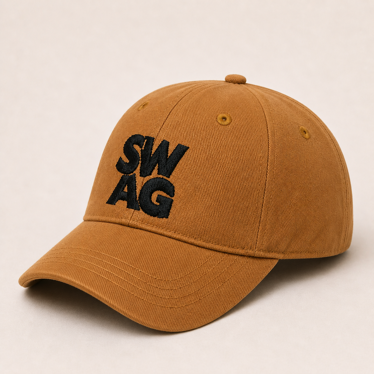 SWAG - Khaki Baseball Cap - Sanskari Swag