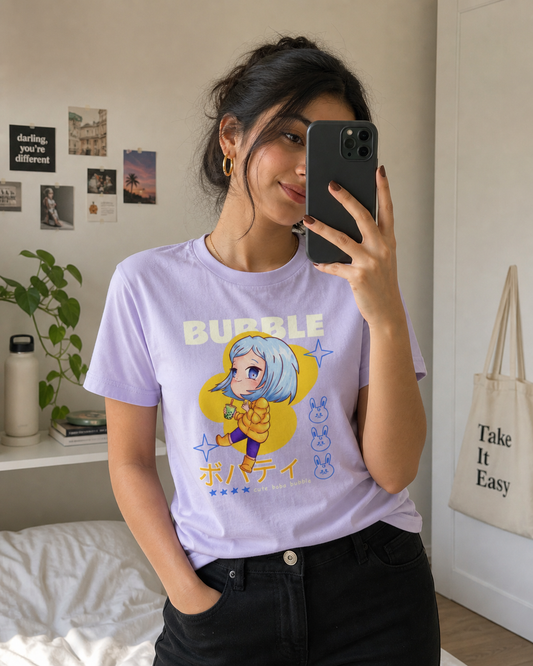 Bubble Lavender tshirt