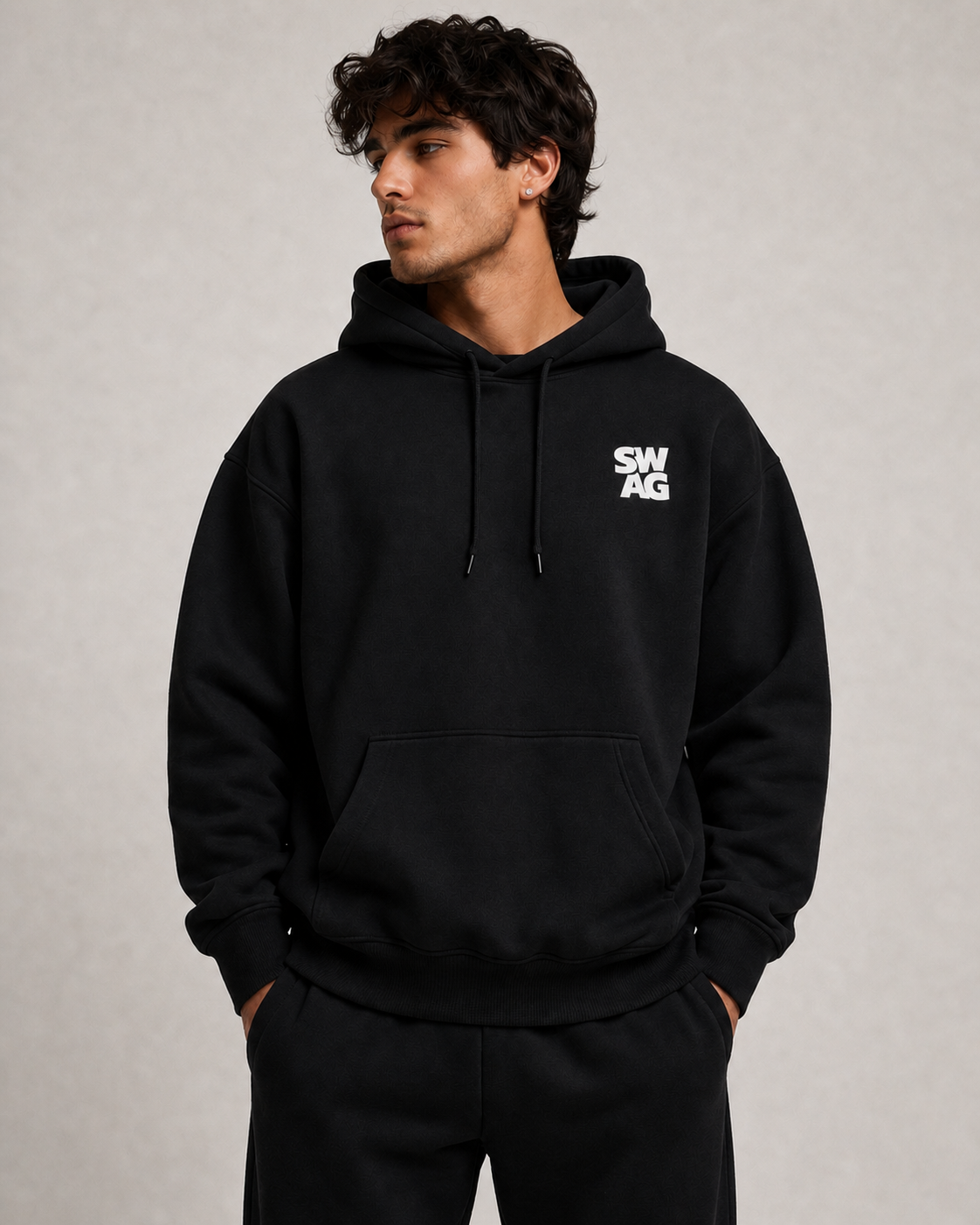 Signature SWAG Oversized Hoodie - Sanskari Swag