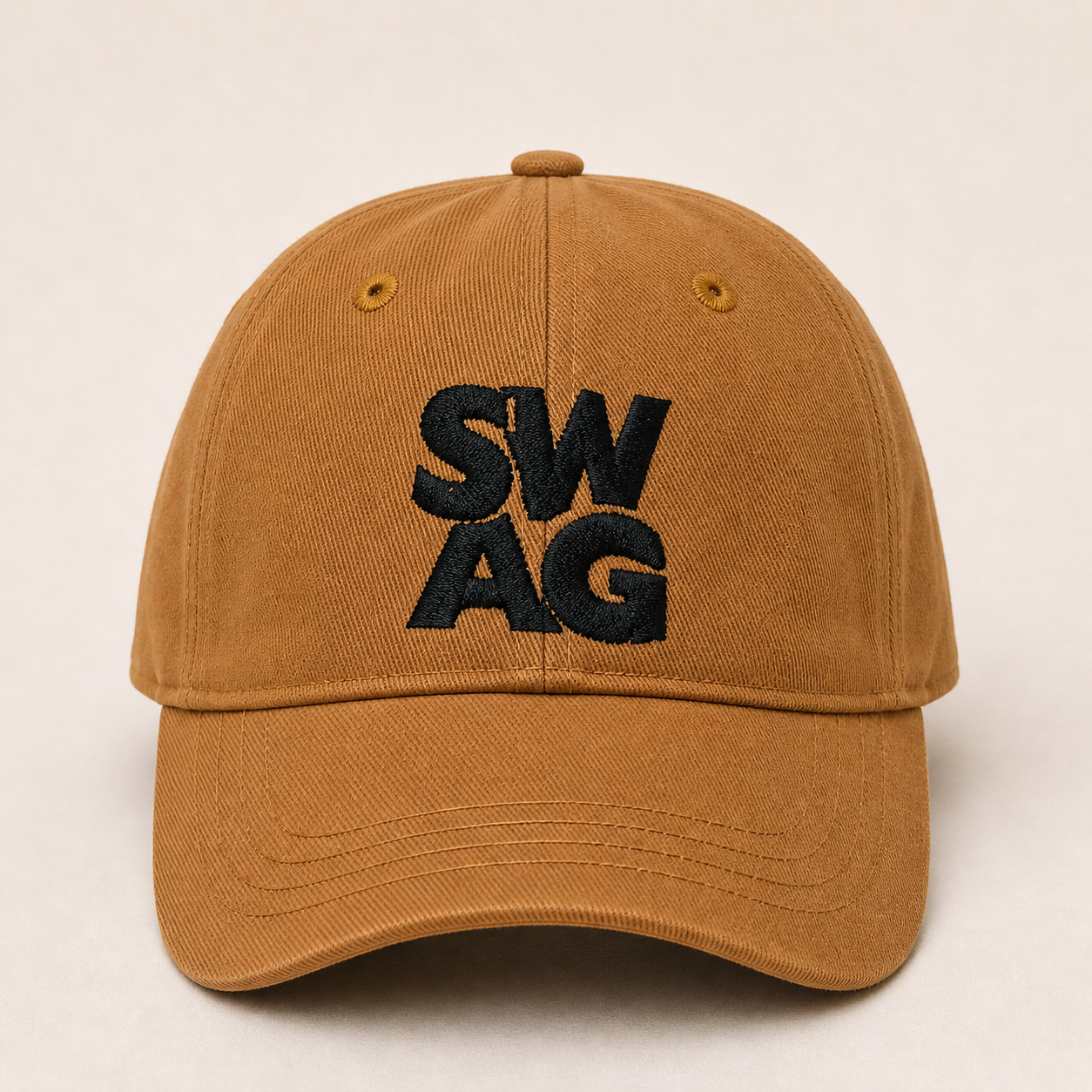 SWAG - Khaki Baseball Cap - Sanskari Swag