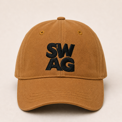 SWAG - Khaki Baseball Cap - Sanskari Swag