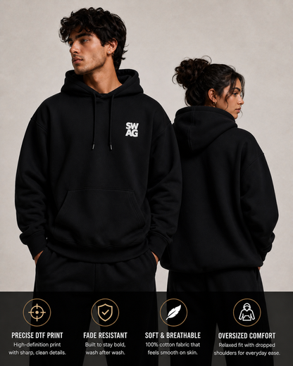 Signature SWAG Oversized Hoodie - Sanskari Swag